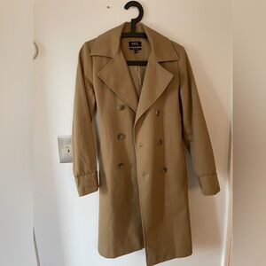 A.P.C. Alexis Gabardine Trench Coat